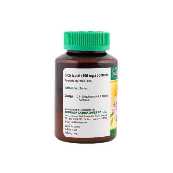 Fiancee Pueraria Mirifica White 100 tablets - Image 3