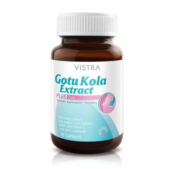 Vistra Gotu Kola Extract Plus Zinc for acne