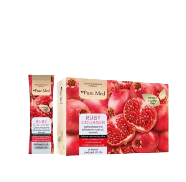 Ruby collagen powder drink plus astaxantin CoQ10