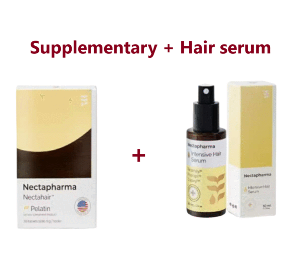 Nectapharma intensive hair serum + Nectahair supplementary for anti hair loss