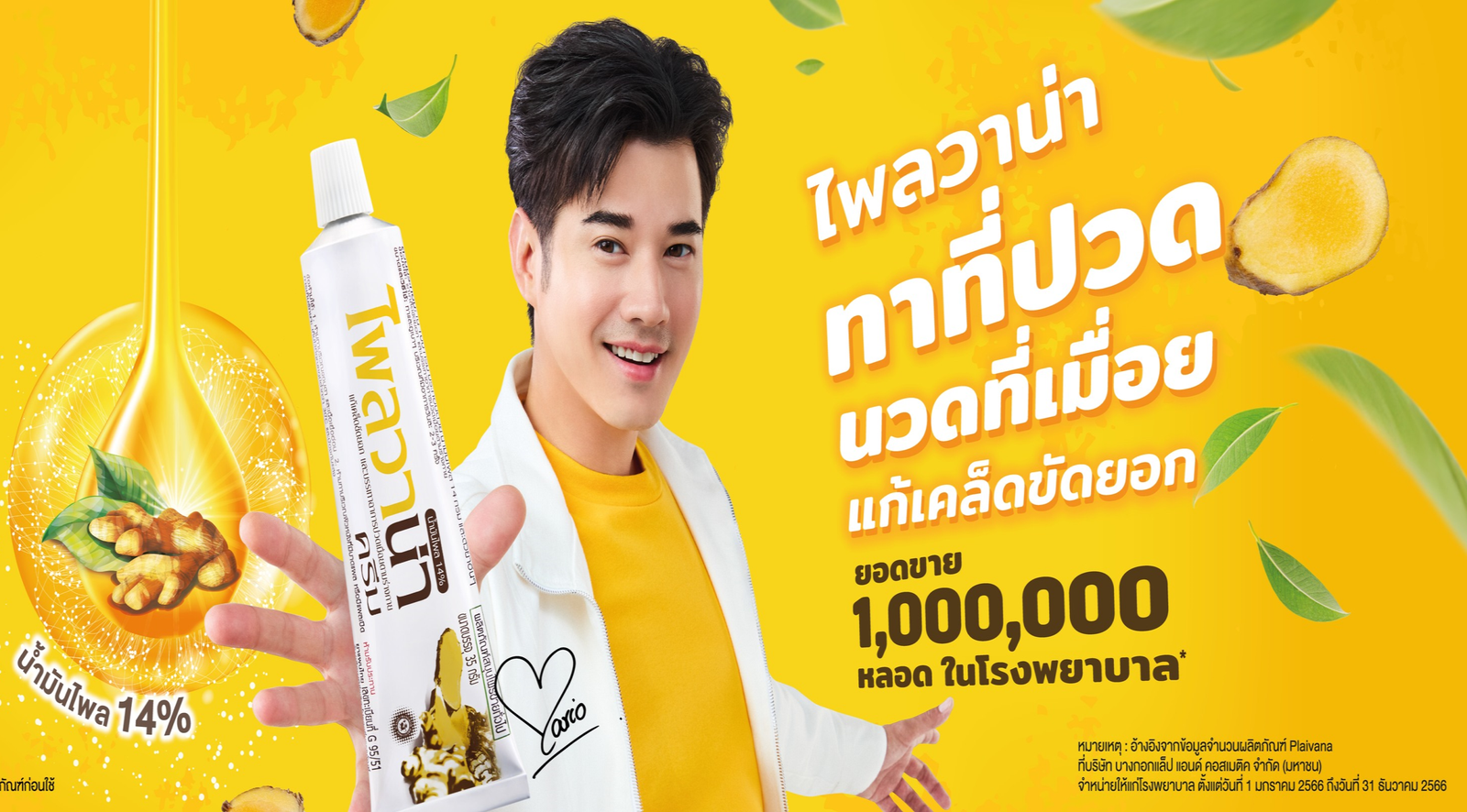 Plaivana Plai Oil Massage Herbal Cream for the Relief of Muscular Pains 100g *2 boxes - Image 3