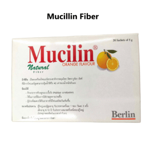 Mucillin powder fiber 30 sachets/box orrange flavour * 1 Box