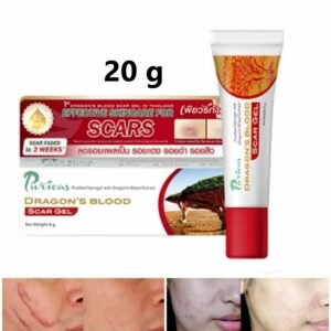 Puricas Natural Dragon's Blood Scar Gel Treat Keloid Surgery Acne Scars 20g