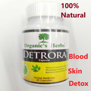Detrora herbal capsule for blood and skin.